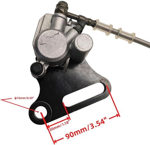CLEO Rear Hydraulic Caliper Brake Master Cylinder Assembly for 50cc 110ccc 125cc ATV Dirt Bike Pit Bike Apollo SSR Taotao in Saudi Arabia