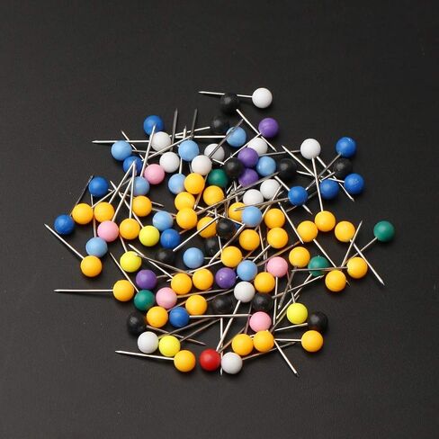 1000 PCS Push Pins, Plastic Thumb Tacks Flat Push Pins for Cork Board Wall Hanging Bulletin Board in Saudi Arabia
