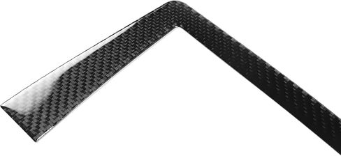 Real 3K Black Carbon Fiber Car Central Console Navigation Screen Control Button Panel Strip Trim ​Sticker Auto Interior Accessories Compatible with Cadillac CT5/CT5-V/CT5-V Blackwing 2019-2024 in Kuwait