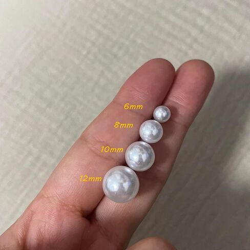 12 Pairs Simulated Pearl Earrings for Women, White Rhinestone Pearl Earrings Set for Wedding, Birthday, Christmas in Saudi Arabia
