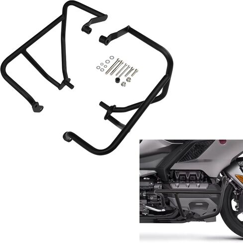 XMT-MOTO Engine Guard Crash Bar Fit For Honda Goldwing GL1800 F6C F6B Bagger 2018-2025 Black in Saudi Arabia