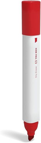 TRU RED Dry Erase Markers, Chisel Tip, Assorted Colors, Low Odor, Bold Whiteboard Markers, 12/Carton in Saudi Arabia