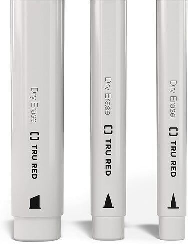 TRU RED Dry Erase Markers, Chisel Tip, Assorted Colors, Low Odor, Bold Whiteboard Markers, 12/Carton in Saudi Arabia