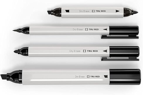 TRU RED Dry Erase Markers, Chisel Tip, Assorted Colors, Low Odor, Bold Whiteboard Markers, 12/Carton in Saudi Arabia