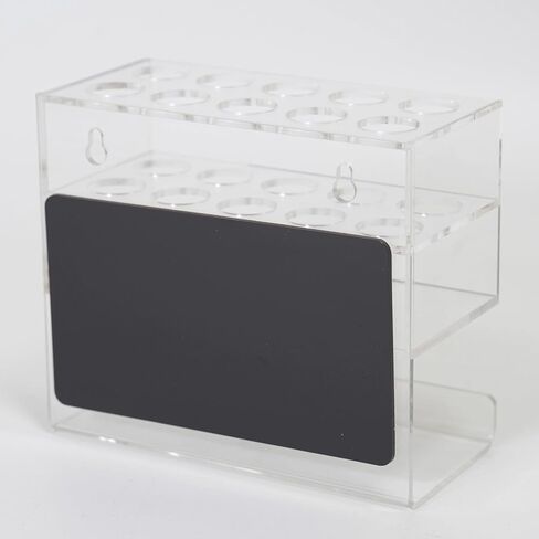 Magnetic Marker Holder 10 Slots with Dry Eraser Holder, Strong Magnetic Design for Whiteboard and Fridge (Clear) in Saudi Arabia