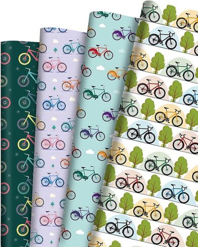 Pineraap Yellow Cartoon Wrapping Paper 12 Sheets Tropical Ocean Themed Gift Packing Paper Water Grass Jellyfish Flowers Pineapple Wrap Paper for Baby Shower Birthday Party Supplies, 20"×28" in Saudi Arabia