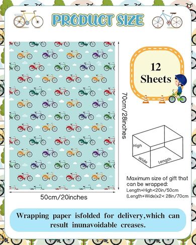 Pineraap Yellow Cartoon Wrapping Paper 12 Sheets Tropical Ocean Themed Gift Packing Paper Water Grass Jellyfish Flowers Pineapple Wrap Paper for Baby Shower Birthday Party Supplies, 20"×28" in Saudi Arabia