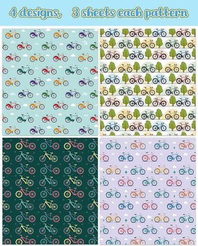 Pineraap Yellow Cartoon Wrapping Paper 12 Sheets Tropical Ocean Themed Gift Packing Paper Water Grass Jellyfish Flowers Pineapple Wrap Paper for Baby Shower Birthday Party Supplies, 20"×28" in Saudi Arabia