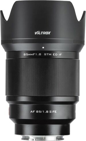 عدسة VILTROX E Mount AF 85 f1.8/16 II FE عدسة إطار كامل التركيز التلقائي لكاميرا Sony A6500 A6300 A6000 A6400 A6100 A5100 A6600 A7 A7R A7C A7II A7RII A7SIII A7III A7RIII A7RIV A9 in Saudi Arabia