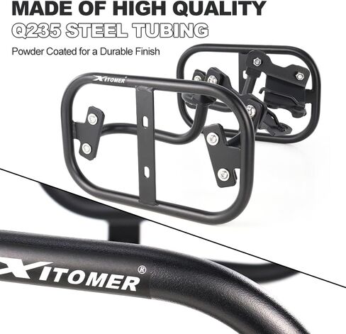 حامل جانبي Xitomer متوافق مع Navi 110 2022 2023 2024 2025 Navi 110 رف أمتعة دراجة نارية السرج دعم رفوف السلة in Kuwait