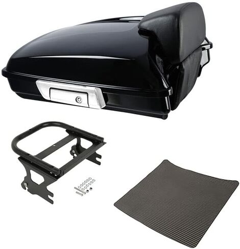 TCMT Razor Motorcycle Trunk Box Backrest Two-Up Mounting Rack Fit For Harley Touring 1997-2008 Road King Road Street Electra Glide Pack in Saudi Arabia