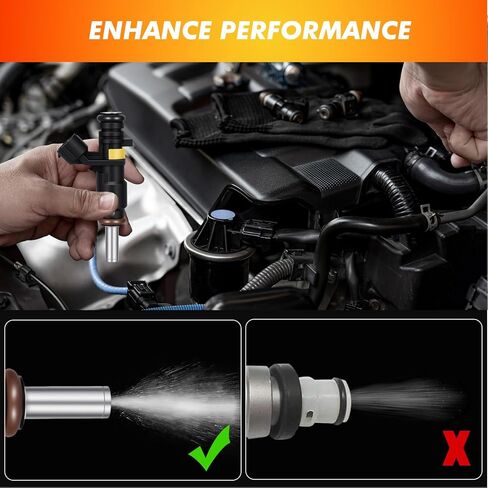 2005-2016 4 قطع من محاقن الوقود متوافقة مع MINI Clubman R55، Cooper Base R56 Cabrio R57، Coupe R58، Roadster R59، Countryman R60، Paceman R61، استبدال 13537528176 in Saudi Arabia