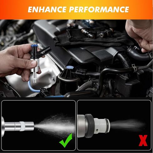2005-2009 4Pcs Fuel Injectors Compatible for Volkswagen GTI Jetta Passat EOS 2006-2009 2.0L I4, for Audi A3 A4 Quattro TT 2005-2009 2.0L I4 Replace 06F906036A FJ856 62800 0261500020 in Saudi Arabia