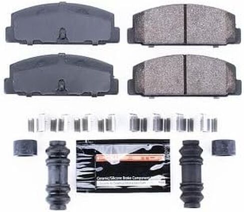 وسادات الفرامل الخلفية PowerStop لمازدا 6 2003-05 |Protege 2003 |RX-7 1984-91 |RX-7 1993-95 - Z23 وسادات فرامل سيراميك من ألياف الكربون مع أجهزة التثبيت، Z23-332 in Saudi Arabia