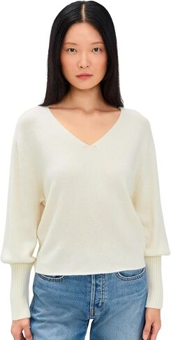 بلوزة نسائية من MOUSSY VINTAGE MV 2Face Dolman Knit in Kuwait