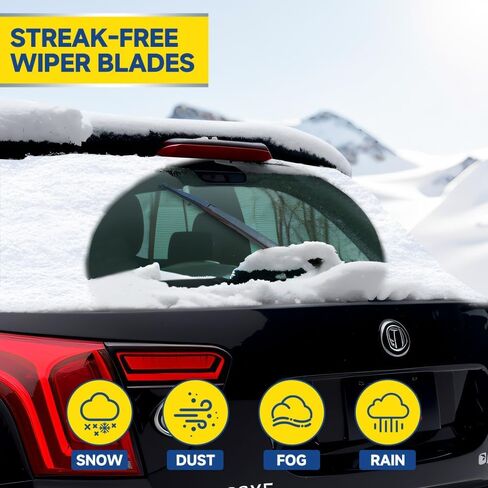 3 عبوات من شفرات ممسحة الزجاج الأمامي المتوافقة مع Nissan/Sport Rogue/ 2017-2022 مجموعة شفرات مساحات أمامية وخلفية بجودة المصنع الأصلية - 28 بوصة 18 بوصة 12 بوصة in Kuwait