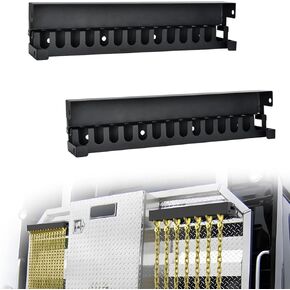 Lockable 24" Trailer Chain Holder, Heavy-Duty Metal Chain Carrier, Powder-Coated Cab Rack Chain Hanger with Lid, Trailer Chain Rack with Locking Slots, Accommodates Up to 14 Chains or Binders in Kuwait