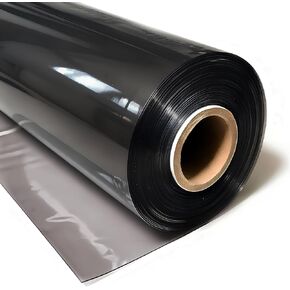 Flexa Crystal Clear Tinted Vinyl 30 Gauge (54" Wide) 2.5"x 4.5" | Double Polished Marine Grade Vinyl | Waterproof, UV Resistant, CPSIA Compliant | Flexible Plastic for Porch Enclosure, Windows in Kuwait