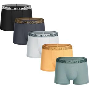 Mens Underwear Boxer Briefs 5 Pack, Breathable Soft Moisture-Wicking Quick-Dry Underwear for Men Multipack in Kuwait