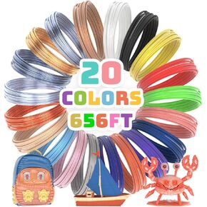 3D Pen PLA Filament Each Color 16.4 Feet 1.75mm 3D Pen Filament Refills 3D Printing Pen Refills Total 492 Feet Strong Toughness for FDM 3D Printer and 3D Pen, 30 Colors in Kuwait