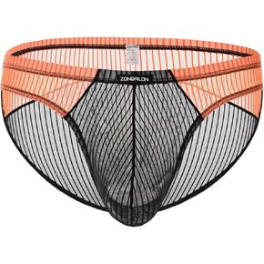 Men's Underwear Briefs Sexy See Through Mesh Breathable Low Rise Panties For Men in Saudi Arabia