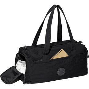 حقيبة رياضية صغيرة للنساء، حقيبة رياضية صغيرة لصالة الألعاب الرياضية مع حجرة للأحذية وجيب مبلل للسفر أثناء ممارسة اليوجا in Kuwait