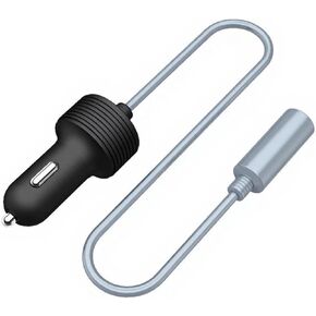 Starlink Mini Car Adapter-12V/24V Cigarette Lighter to DC5521 Converter,8A 100W Vehicle Power Adapter with 1.7ft PVC Cable for Car, RV, Truck, Boat in Saudi Arabia
