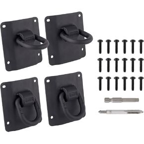 مثبتات ربط لسرير الشاحنة شديدة التحمل لسيارة Ford F150 F250 F350 Raptor 2015-2025، 4 عبوات من أدوات ربط البضائع مع صنبور M6، تحل محل FL3Z-9928408-AB وFL3Z-99000A64-B in Kuwait