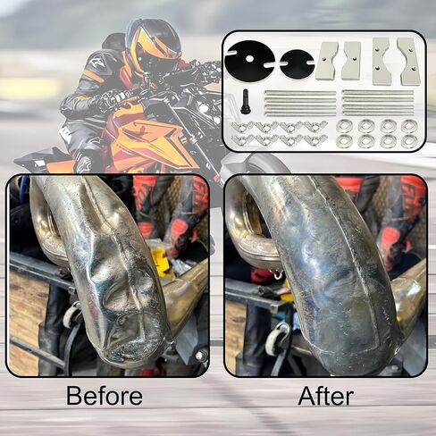 2 Stroke Motorcycle Exhaust Pipe Dent Repair Kit Fit for Husqvarna TE 125 250 300 TC Yamaha Tzr250 Yz250 Honda Cr250 Cr250R Exhaust Dent Pipe Repair Tool in Saudi Arabia