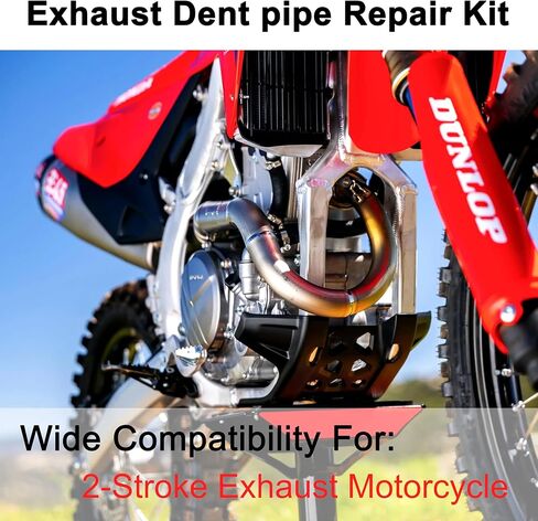 2 Stroke Motorcycle Exhaust Pipe Dent Repair Kit Fit for Husqvarna TE 125 250 300 TC Yamaha Tzr250 Yz250 Honda Cr250 Cr250R Exhaust Dent Pipe Repair Tool in Saudi Arabia