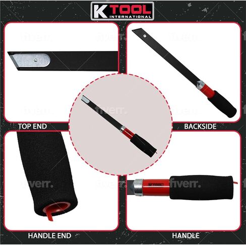أداة قطع يوريتان 70545 من K Tool International، هيكل من الألومنيوم الصلب شديد التحمل بطول 18 بوصة، مقبض مريح مبطن، أداة خدمة سيارات احترافية in Saudi Arabia