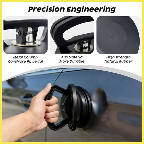 Car Dent Puller, 4pcs Car Handheld Puller Set,Upgraded Model Car Dent Puller Kit,Strong Car Dent Remover.Repair kit for car Bodies, Glass,Ceiling and Moving Objects in Saudi Arabia