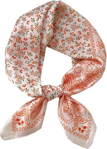 NIDMIDO المرأة ساحة الرقبة الحرير وشاح الحرير وشاح الرأس الحرير الحرير الشعور وشاح النوم الشعر التفاف ليلة 27.5" in Kuwait