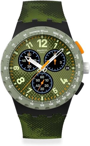 Swatch Chrono 42 Unisex Casual Watch Polymer Quartz Water Resistant in Saudi Arabia