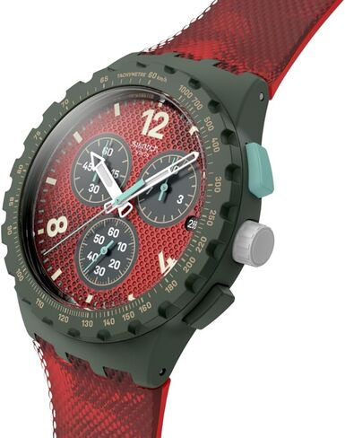 Swatch Chrono 42 Unisex Casual Watch Polymer Quartz Water Resistant in Saudi Arabia