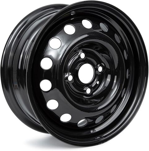 إطارات جديدة مقاس 14 بوصة لسيارة Hyundai Accent 2006 2007 2008 2009 2010 2011 2012 2013 2014 2015 2016 2017 عجلة فولاذية مطلية باللون الأسود مقاس 14x5.5 بوصة OE عجلة سيارة واحدة بديلة مباشرة in Kuwait