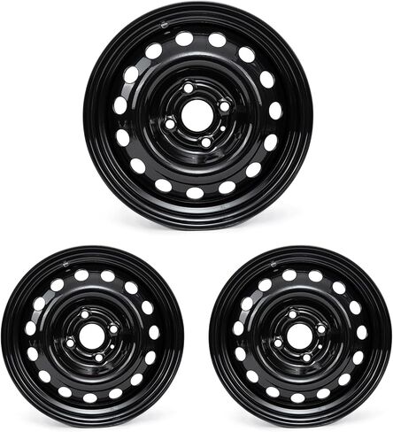 إطارات جديدة مقاس 14 بوصة لسيارة Hyundai Accent 2006 2007 2008 2009 2010 2011 2012 2013 2014 2015 2016 2017 عجلة فولاذية مطلية باللون الأسود مقاس 14x5.5 بوصة OE عجلة سيارة واحدة بديلة مباشرة in Kuwait