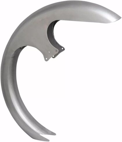 26" Wrap 6" Wide Hybrid Front Fender Raw Steel Fits For Harley Touring 1984-2013 in Saudi Arabia
