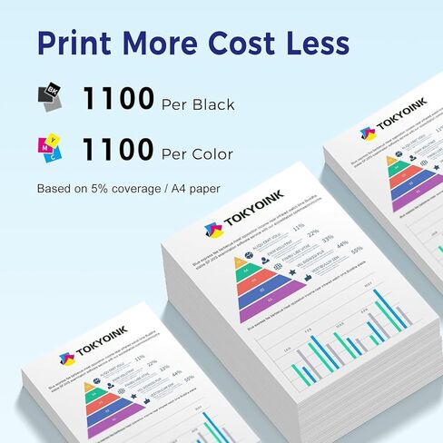 خراطيش حبر 822XL معاد تصنيعها لخراطيش حبر Epson 822XL المتوافقة مع خرطوشة حبر 822 XL T822XL لطابعة Workforce Pro WF-3820 WF-4830 WF-4820 WF-4830 WF-4833 WF-4834 (5 عبوات) in Kuwait