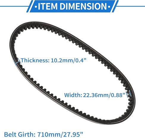Drive Belt No.487170 V-Belt for Piaggio Fly 150 2005-2019 in Saudi Arabia