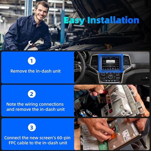 8.4 بوصة LA084X01(SL)(02) شاشة Uconnect 4C UAQ LCD، شاشة LCD تعمل باللمس بديلة للملاحة الراديوية - مناسبة لـ 2017-2022 Chrysler/2017-2021 Dodge Jeep Ram - شاشة شفافة 1024×768P، WTY لمدة عامين in Kuwait