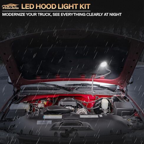 Full LED Under Hood Light Assembly for 1999-2006 Chevy Silverado GMC Sierra 1500 2500 3500, Super Bright White Hood Lamp for Suburban Yukon Tahoe Cadillac Escalade Chevrolet Avalanche, etc in Saudi Arabia