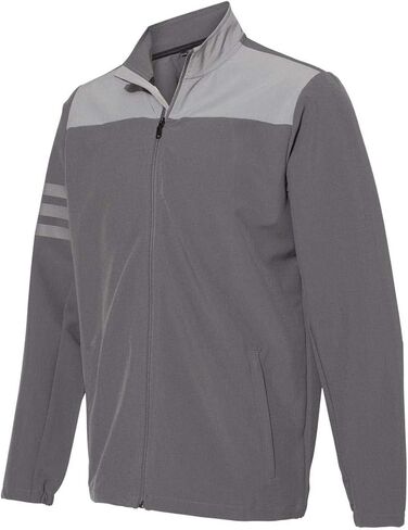 Adidas Climastorm 3-Stripes Jacket L Grey Five/ Grey Three in Saudi Arabia