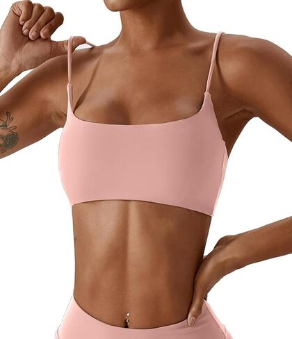 حمالات صدر رياضية للنساء من Comper حمالات صدر رياضية بدون سلك Racerback حمالات صدر مثيرة رفيعة وحمالات صدر رياضية لليوجا مع وسادات قابلة للإزالة in Kuwait