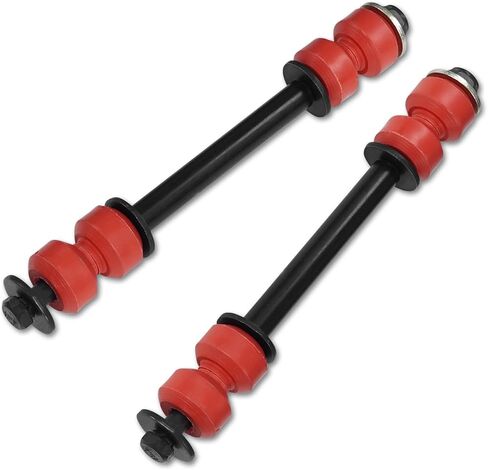 Sway Bar Link PU جلبة حمراء، K80631 K700539 رابط نهاية المثبت الأمامي الأيسر الأيمن متوافق مع كاديلاك إسكاليد شيفروليه سيلفرادو 1500 2500 3500 تاهو جي إم سي سييرا يوكون in Saudi Arabia