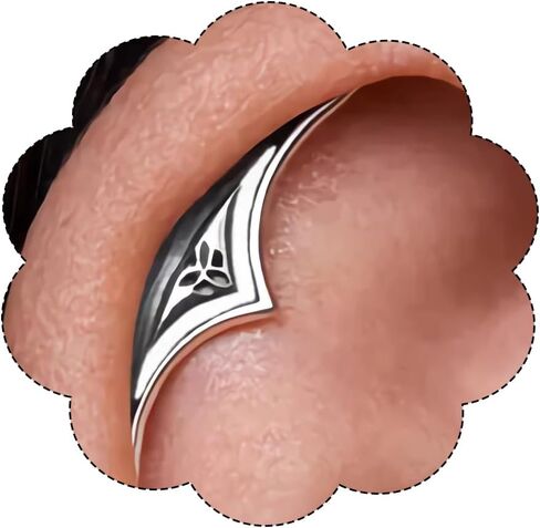 القوطية الغضروف اللولب القرط للنساء بوهو هالوين زهرة المخفية اللولب ثقب الأقراط مجوهرات بسيطة فريدة من نوعها in Kuwait