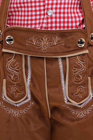 Boys Oktoberfest Costume Beer Festival Outfit Bavarian Kids German Lederhosen Halloween Carnival Cosplay Suit in Saudi Arabia