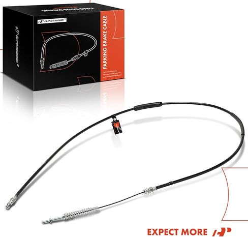 A-Premium Front Side Parking Brake Cable Assembly Compatible with Ford Models: F-450 Super Duty, F-550 Super Duty, E-350 Econoline Club Wagon, E-350 Super Duty, E-450 Econoline Super Duty in Saudi Arabia