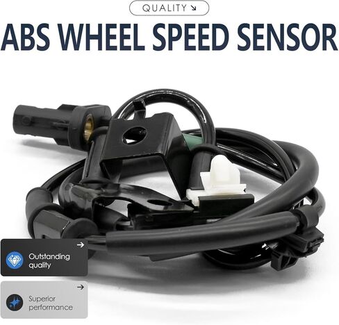 2 قطعة مستشعر سرعة العجلات الأمامية اليسرى واليمنى متوافق مع كيا أوبتيما 598102T500 598302T500 ALS2359 ALS2367 يتضمن حزام أسلاك مستشعر سرعة العجلة ABS؛ 11 12 2011 2012 in Kuwait