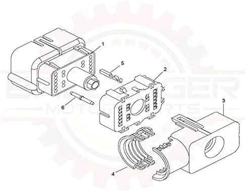 Ballenger Motorsports - 20 Way Connector Kit Replacement for Allison 3K / 4K (Gen 4) Heavy Duty Transmission in Saudi Arabia